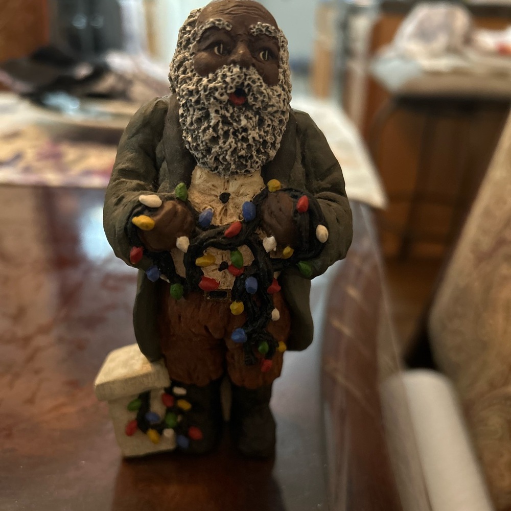 Christmas ornament, black collectibles